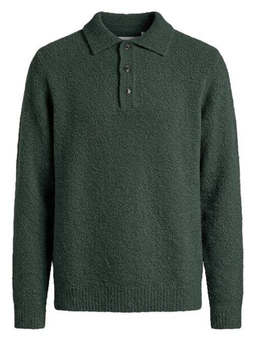 Polo manica lunca verde bosco Roberto Collina | 263MYB4500425 VERDE BOSCO